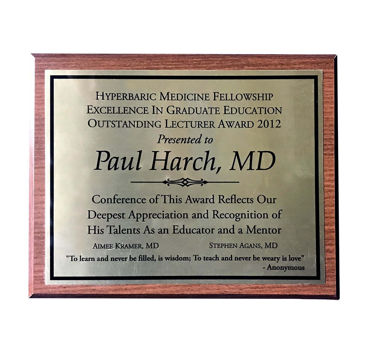 conference harch md hbot award