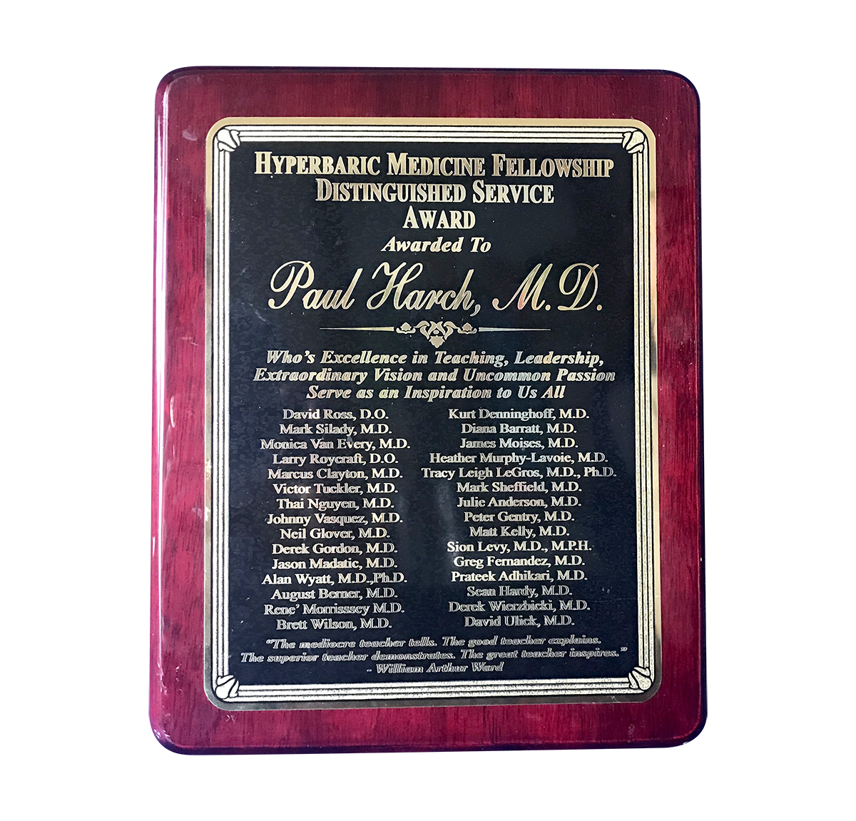 hyperbaric medicine fellowship award