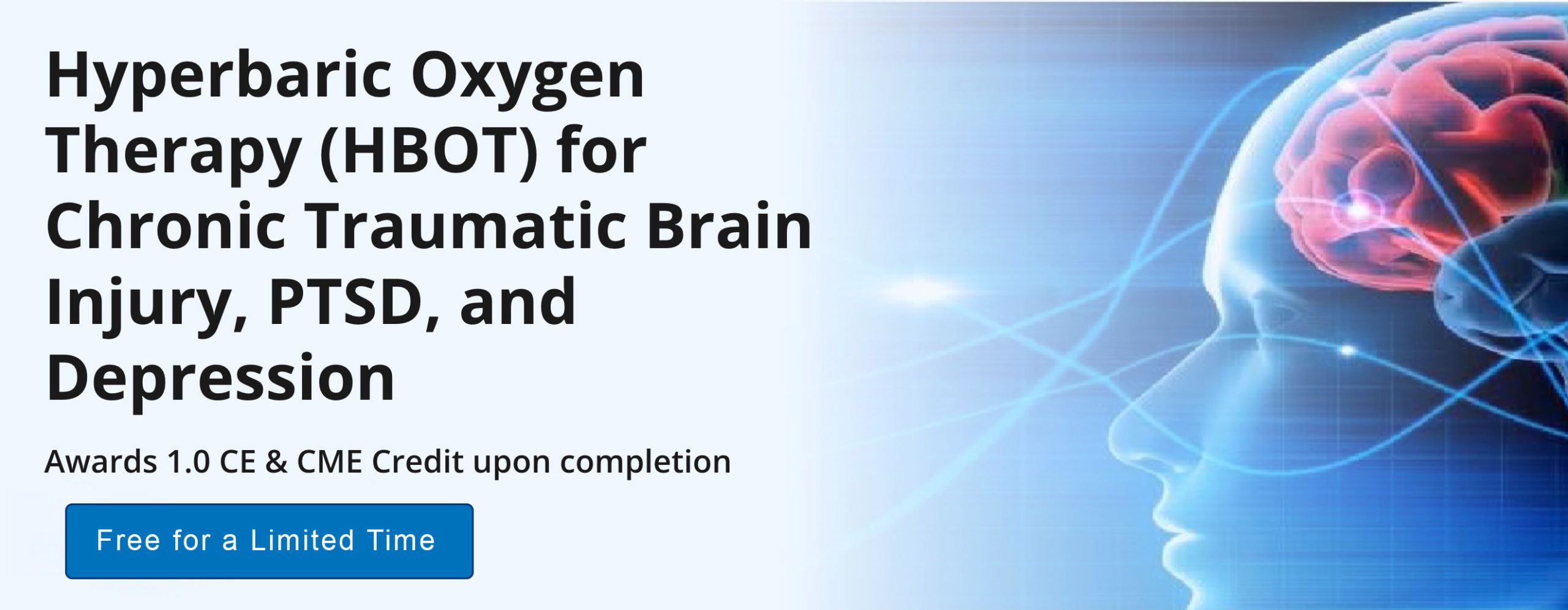 Hyperbaric Oxygen Therapy for TBI, PTSD & Depression (HBOT